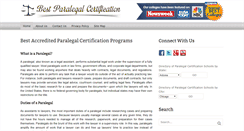 Desktop Screenshot of best-paralegalcertification.com