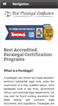 Mobile Screenshot of best-paralegalcertification.com